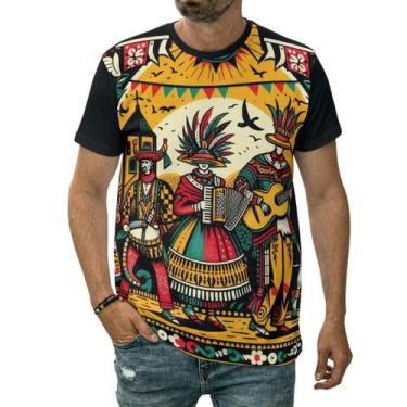 Imagem de Camiseta Maracatu Nordeste Pernambuco Ritmo Musical Arte - Darkwood, G