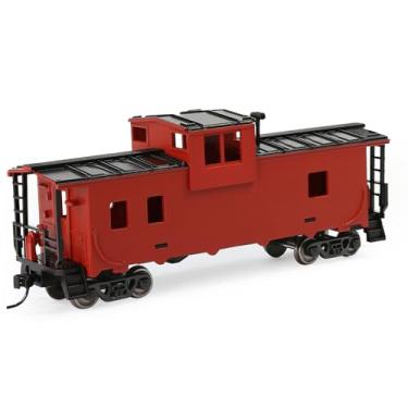 Imagem de Evemodel C8763 1 unidade pintada 1:87 escala HO 91 cm vagões caboose modelo ferrovia (marrom)