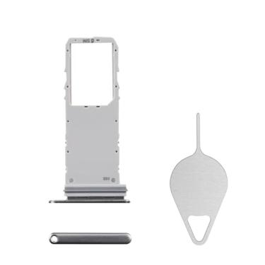 Imagem de BESJMYT Substituição da bandeja do cartão SIM para Samsung Galaxy Note10 (versão SIM único) Aura Glow Adaptador de suporte para bandeja de cartão com ejetor de agulha para Note 10 SM-N970U SM-N970U1