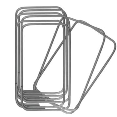 Imagem de Estribo de aço 7x22 4.2mm CA60 Gerdau  Caixa com 100 Unidades