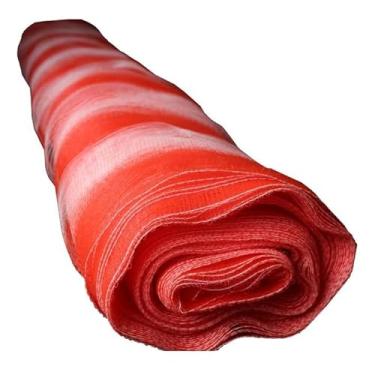 Imagem de Tela Plástica Tapume Laranja E Branca 50x1,20m