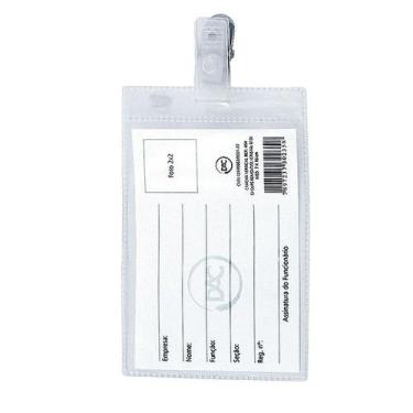 Imagem de Crachá Com Presilha Vertical 7x10 Dac 50 Unidades