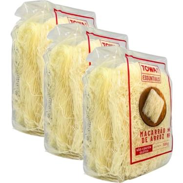 Imagem de Kit c/ 3und Macarrão de Arroz Bifum TOWA ESSENTIALS 500g