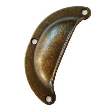 Imagem de Puxador Concha para moveis cor  ouro velho   com 10 unidade