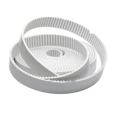 Imagem de Correia de sincronização Correia aberta do plutônio de htd 8m largura de duas cores: 15/20/25/30/40/50mm correia de transmissão do poliuretano do sincronismo para impressoras 3d etc. Correia de aciona