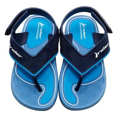 Imagem de Chinelo Infantil Grendene Rider R Line Plus II Menino, Azul, 19