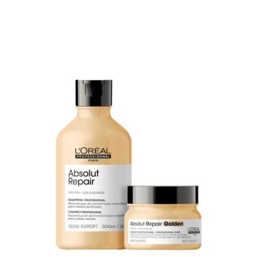 Imagem de Kit L'Oréal Serie Expert Absolut Repair + Golden (2 produtos) - L'ORÉA