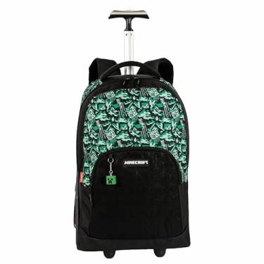 Imagem de SESTINI, MOCHILA CARRRINHO MEGA RODAS MINECRAFT Z CAMOTERRA - COLORIDO