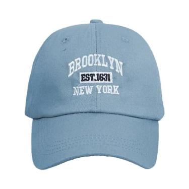 Imagem de Boné de Beisebol Unissex Vintage Brooklyn - Bordado New York, Tamanho 