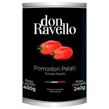 Imagem de Tomate don ravello pomodori pelati lata abre facil 400g