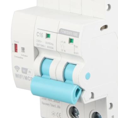 Imagem de Disjuntor Abs Disjuntor Inteligente 2P Din Rail Mount Ac para Fábrica Doméstica Towsm1-100 Disyuntor Diferencial 2P (16A)