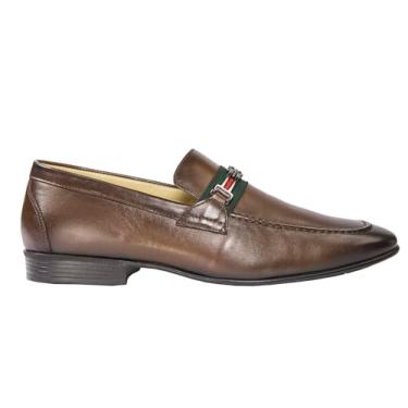 Imagem de Mocassim Masculino Social em Couro Marrom - Cód: 84856 (Marrom, BR, Adulto, Numérico, 44)