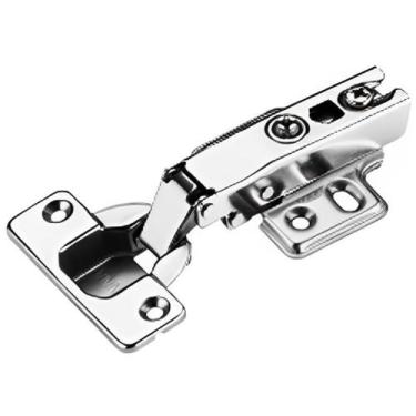 Imagem de Dobradiça Com Amortecedor Slide On Reta Niquelado 35mm - 36503291 - RE