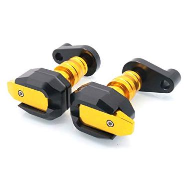 Imagem de Acc-Creativity Motocicleta CNC Alumínio Motor Crash Guard Case Frame Sliders Protector Proteção contra quedas Compatível com Kawasaki ZX-10R ZX10R ZX-6R ZX6R Z1000SX (Ouro)