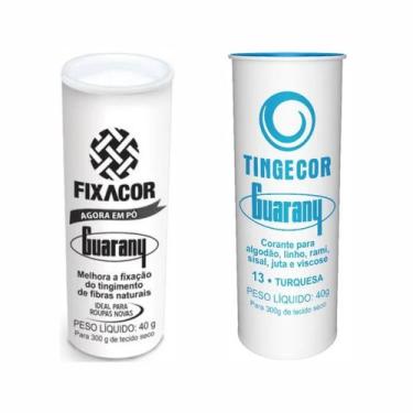 Imagem de Kit FixaCor + Corante de Roupas Turquesa Guarany