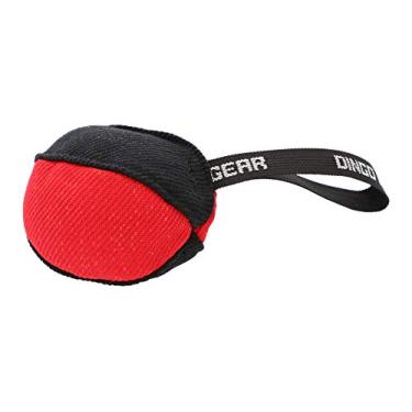 Imagem de Dingo Gear Desires Reboque em forma de bola para treinamento de cães IGP K9 Work Play Nylcot 11 cm, vermelho