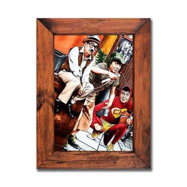 Imagem de Quadro com Moldura  - Chaves Chapolin Chesperito - Loja Bluff, 40x50 c