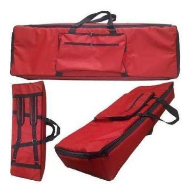 Imagem de Capa Bag Master Luxo Teclado Yamaha S70xs Nylon Vermelho