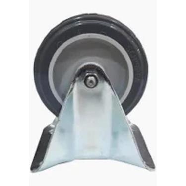 Imagem de Rodizio 5 Pol. Placa Fixa Schioppa (Fl 512 Bp) (Cap.75Kg), Cinza