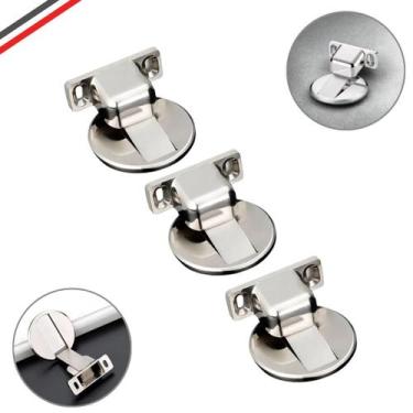 Imagem de Kit 3 Prendedor Fixador Trava Porta Magnético Fixação - M1