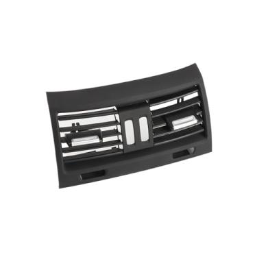 Imagem de Console central do motorista direito Ar condicionado fresco Saída de ventilação AC com cromado, compatível com BMW F10 F11 Série 5 64229166888(Rear Model C)