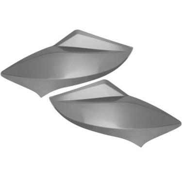 Imagem de Par Carenagem Tampa Lateral Do Farol Pro Tork Moto Titan 150 Esd 2011 