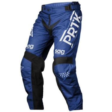 Imagem de Calça Infantil Motocross Trilha Enduro Pro Tork Sag 2022 , Azul, 10