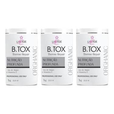 Imagem de Kit 3 Botox Redutor De Volume Sem Formol Selagem Brazilian - Lissage
