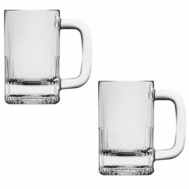 Imagem de Conjunto 2 Canecas Mexicanas Vidro 365ml para Bebidas - NADIR