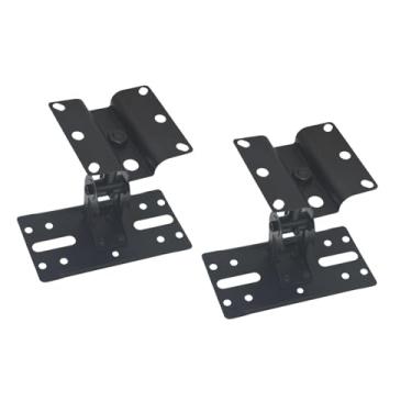 Imagem de Generic 2pcs alto -falante montado na parede Home Stands Stands Metal Rotatable Regulável suportes de montagem de teto para sala de estudo de hotel