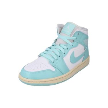 Imagem de Nike Tênis feminino Air Jordan 1 Mid, Sail Light Dew Muslin 132, 38