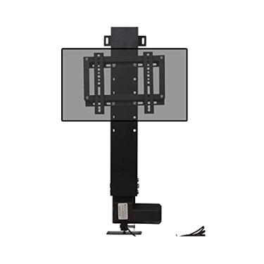 Imagem de Suporte para monitor de TV, suporte de TV elétrico, suporte de TV oculto no chão, controle remoto de altura ajustável, suporte de Smart TV para TV de tela plana de 35.6 cm-81.3 cm até 37.2 kg
