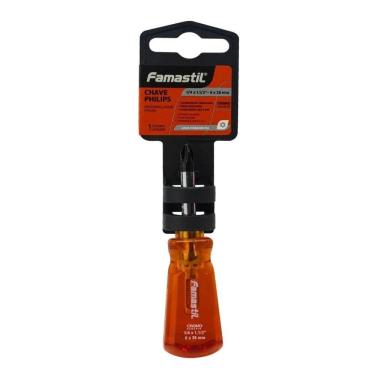 Imagem de Chave Philips Toco Famastil Ponta Imantada Cromo Vanadio 1/4 x 1.1/2P