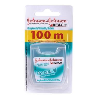 Imagem de Fio Dental Johnson e Johnson Reach Essencial Menta 100m