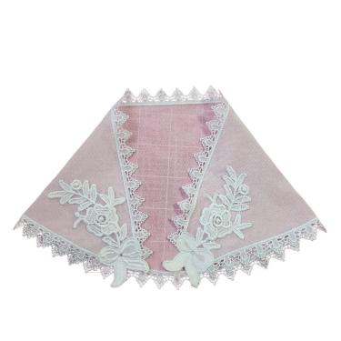 Imagem de Véu CCB Bebê Com Aplicação Nas Pontas Laço 0 a 3 Anos