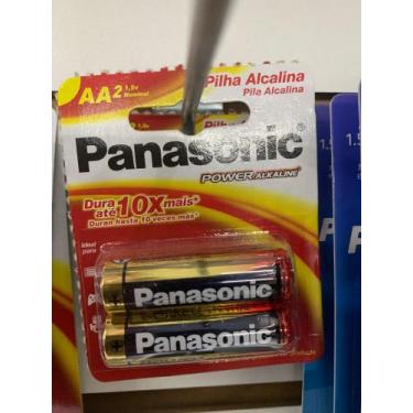 Imagem de Pilha Alcalina AA com 2 pçs - PANASONIC