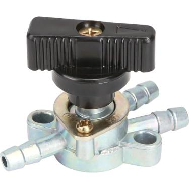 Imagem de Válvula de combustível de 3 vias de substituição do interruptor de desligamento do tanque Petcock adequado para E-ton Lightning, para Polaris, motocicleta de corrida de rua, ciclomotor de sujeira