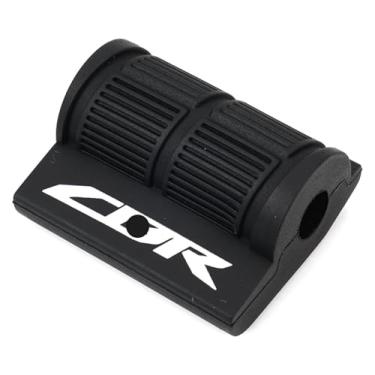 Imagem de BYYINGSUS Capa protetora de mudança de marchas para motocicleta, pedal e chaveiro compatível com CB650R CB500X CBR 600RR 1000RR 500RR CB1000R (Black-CBR)