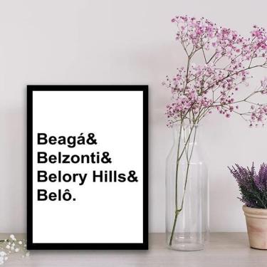 Imagem de Quadro Belo Horizonte Beagá 45X34Cm