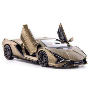 Imagem de Carro de brinquedo TGRCM-CZ Lamborghini Sián FKP37, escala 1/36 para c