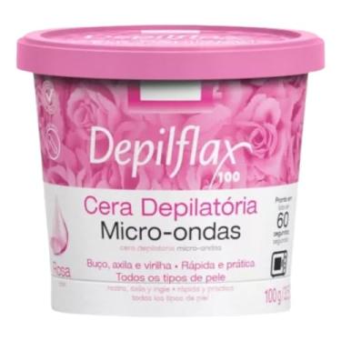 Imagem de Depilflax – Cera Depilatória para Micro-ondas Rosa 100g