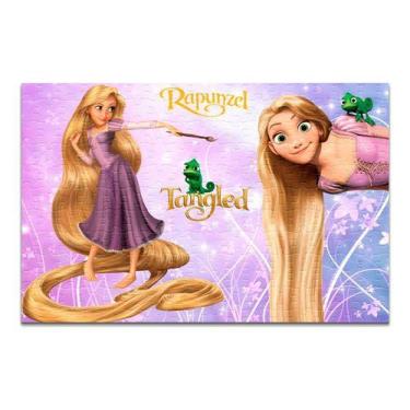 Imagem de Quebra-cabeça Rapunzel Enrolados Personalizado 120 Peças - Pomps Geek