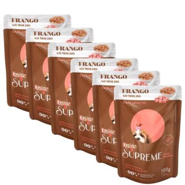 Imagem de Kit 6 Ração Úmida para Cachorro Adulto Quatree Supreme Super Premium S