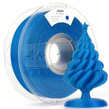 Imagem de Filamento de impressora 3D AMOLEN PLA 1,75 mm azul oceânico 1 kg