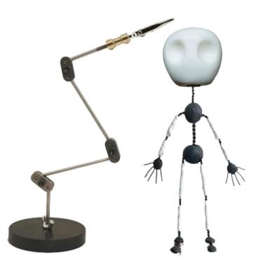 Imagem de 19CM,HYZHANHONG Figura de Fantoches em Metal 12CM-20CM, Kits de Armadura DIY para Stop Motion com Mãos e Crânio, para Animação Stop Motion e Modelagem em Massa
