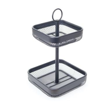 Imagem de ORGANIZADOR 2 NÍVEIS FERRO PTO 35X21X21CM C/ 1 UN