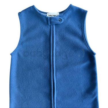 Imagem de Saco Saquinho de Dormir Bebê Sleep Bag Cobertor de Vestir Soft Azul Ta