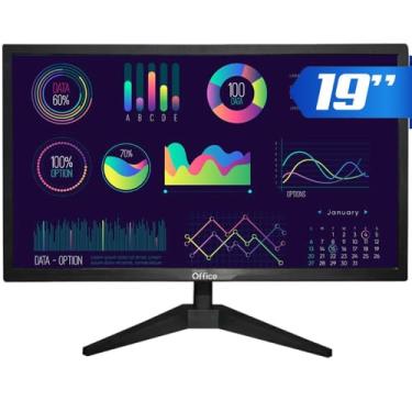 Imagem de Monitor Dr. Office, 19 Pol, LED, 60Hz, 5ms, HDMI/VGA, MDR-0503-19