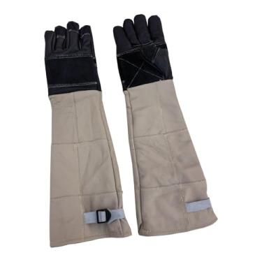 Imagem de MotiveTech Luvas para manuseio de animais, resistentes a mordidas, anti-arranhões, manga longa, luvas de proteção, para animais de estimação para de