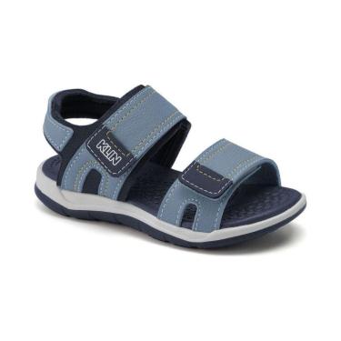 Imagem de Sandália Papete Infantil Menino Klin Line Play Azul 476.226-Masculino